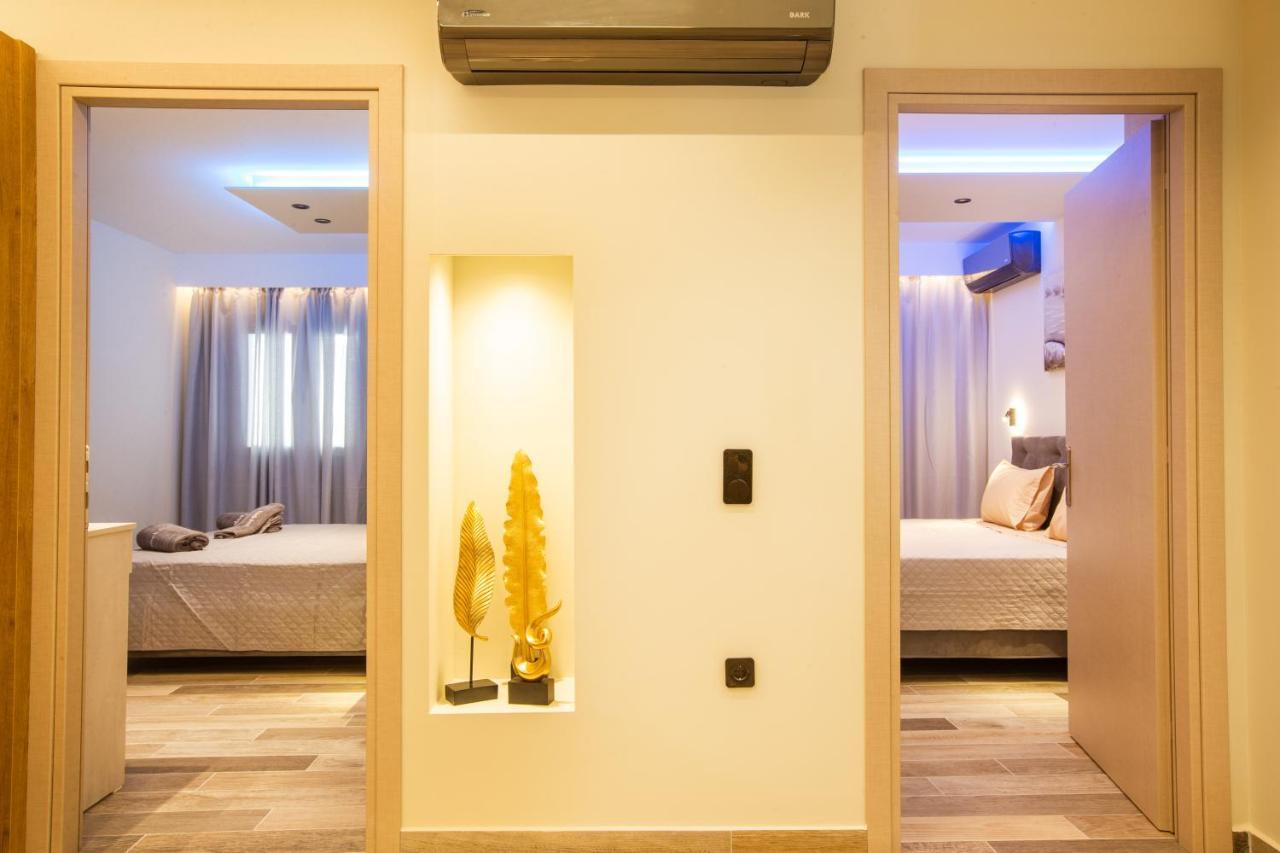 Black Rocks Family, Luxury Seafront Beach Maisonette Айос-Гордіос Екстер'єр фото